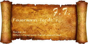 Feuermann Teréz névjegykártya